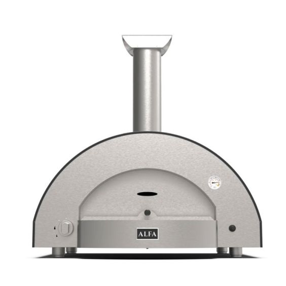 Alfa Classico 4 Pizze Gas-Fired Pizza Oven In Ardesia Grey - FXCL-4P-MGRA-U