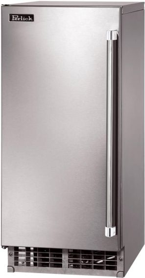 U-Line 60 Lb. 15-Inch Outdoor Rated Clear Ice Maker With Gravity Drain -  Stainless Steel - UOCL115-SS01B