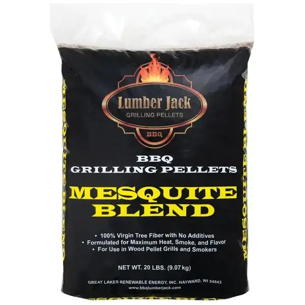 Lumberjack Mesquite Blend Grilling Pellets 20 lbs