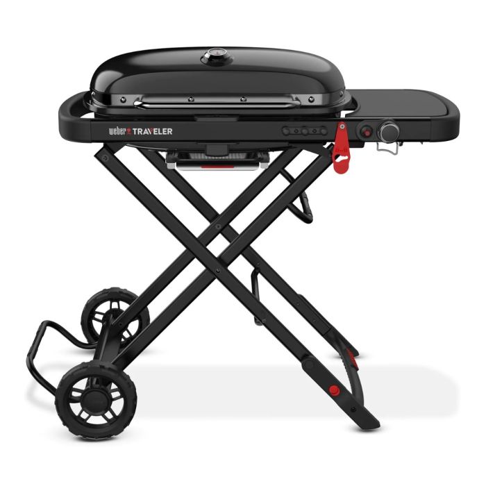 Weber Traveler Gas Grill Stealth Edition - 9020001 | Barbeques Galore