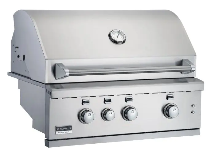 Broilmaster 34 Inch Stainless Steel Built In Gas Grill BSG343N Barbeques Galore