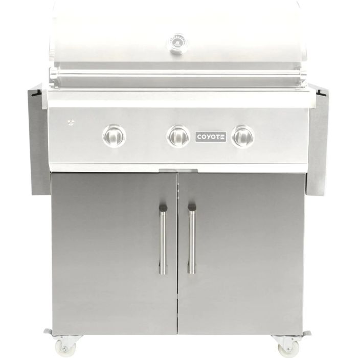 Coyote Grill Cart For 34-Inch Gas Grills - C1C34CT | Barbeques Galore